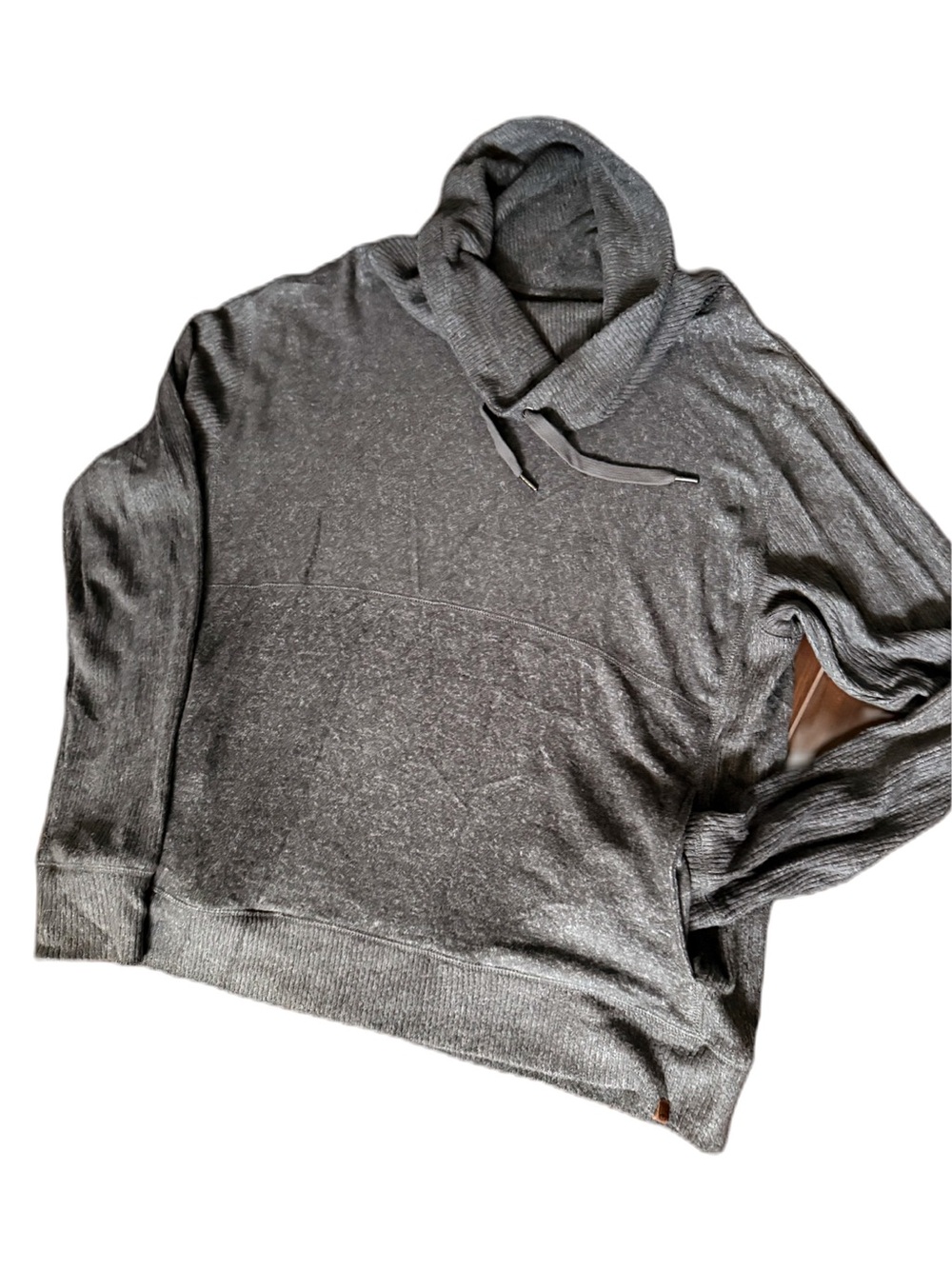 Rip Curl- Women’s Cowl Neck Gray Knit Pullover Sweater (XL)